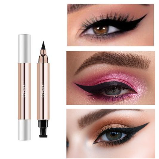 Tus cu Stampila si Eyeliner Miraculous Cat-Eye, Rezistent la Apa
